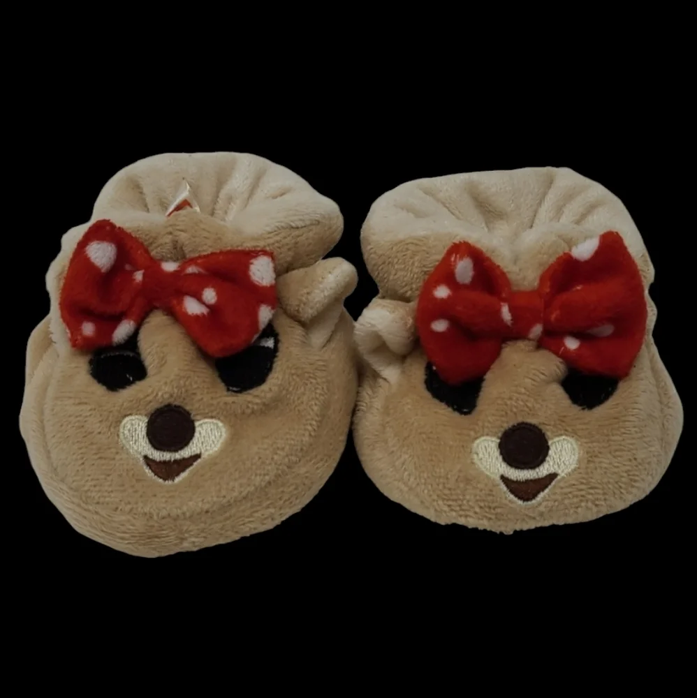RUDOLPH THE RED-NOSED REINDEER BABY BOOTIES - BY DAN DEE